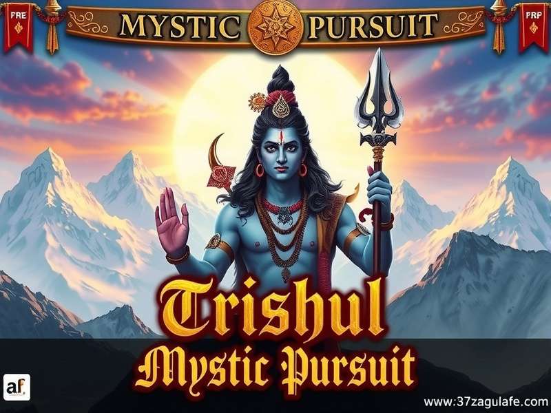 Trishul Mystic Pursuit game cover featuring Lord Shiva with Trishula in Himalayan backdrop